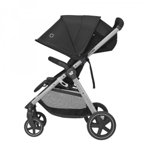 maxicosi stroller urban gia black essentialblack extendablecanopy side Frombirth Urban